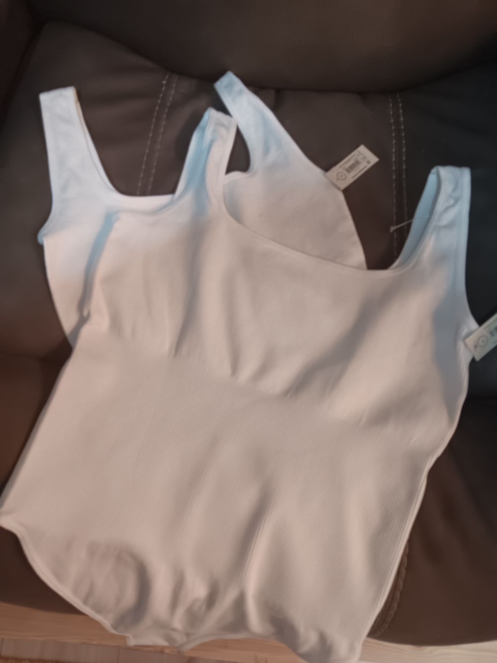 New Women's Ribbed Scoop Neck Bodysuit